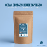 Ocean Odyssey: House Espresso 〰 Craft Blend Specialty Coffee (Dark Roast)