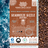Seabreeze Sizzle: Hazelnut Flavored 〰 Signature Specialty Coffee Blend (Medium Roast)