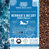 Mermaid's Melody: French Vanilla Flavored 〰 Signature Specialty Coffee Blend (Medium Roast)