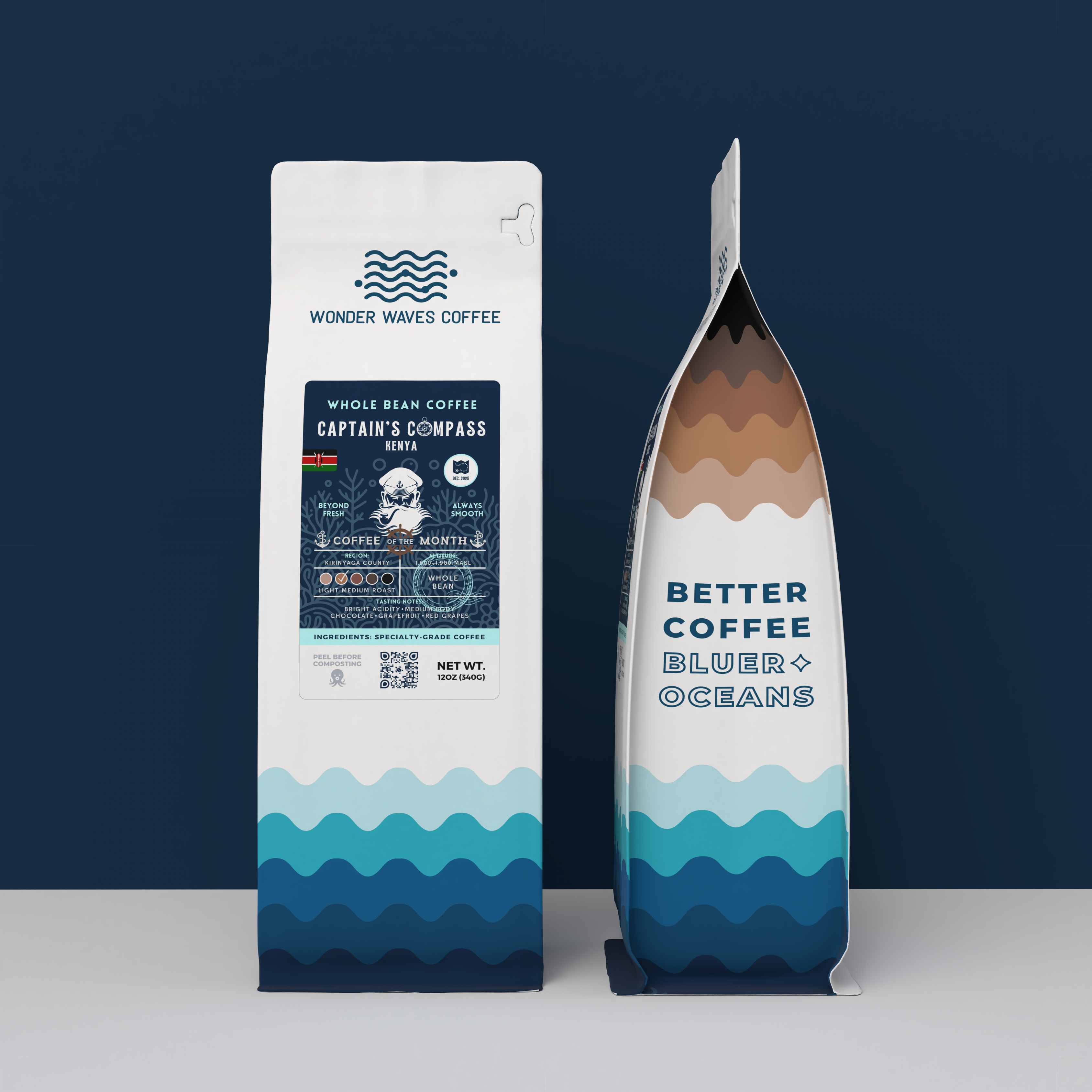 Captain's Compass | Coffee Of The Month ~ Single-Origin Micro-Lot Specialty Coffee (December 2025: Kenya)