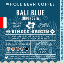 Bali Blue: Indonesia 〰 Organic Single-Origin Specialty Coffee (Medium-Dark Roast)
