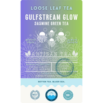 Harbor Haze Earl Grey black tea label showcasing the artisan loose leaf blend by Wonder Waves Coffee