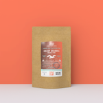 Masala Chai artisan loose leaf spiced black tea blend in eco-friendly 3oz kraft stand-up pouch packaging by Wonder Waves Coffee