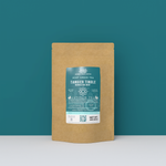 Moroccan Mint artisan loose leaf green tea blend in eco-friendly 3oz kraft stand-up pouch packaging by Wonder Waves Coffee