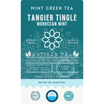 Tangier Tingle Moroccan Mint loose leaf green tea by Wonder Waves Coffee featuring crisp mint and refreshing earthy green tea notes